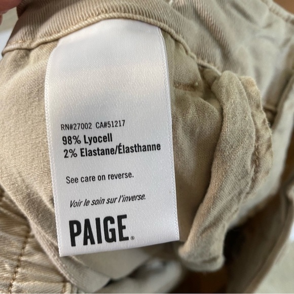Paige Christy Pant Vintage Warm Sand Chino Jogger size 27 - Picture 10 of 14